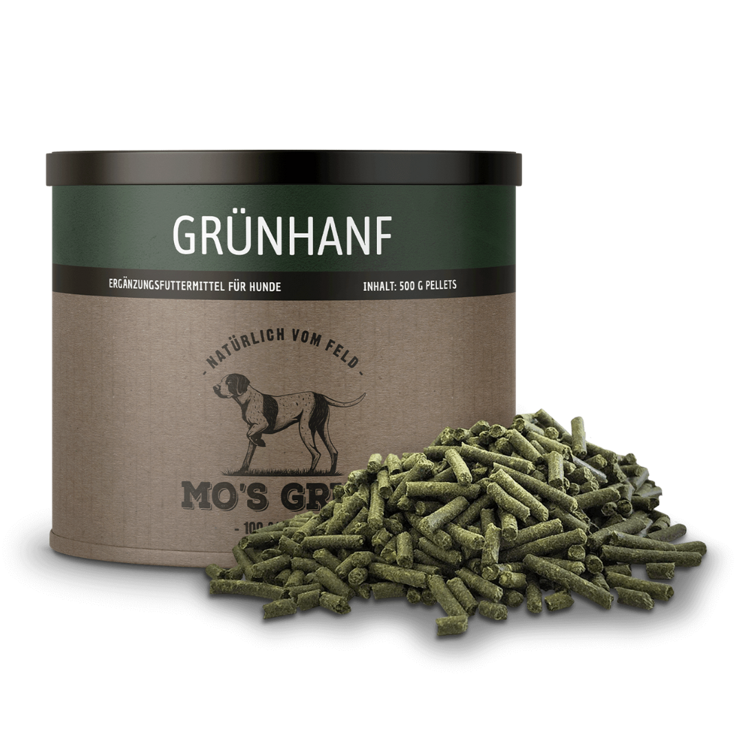 MO´s GRUN Oregano-Pellets für Hunde in der Dose