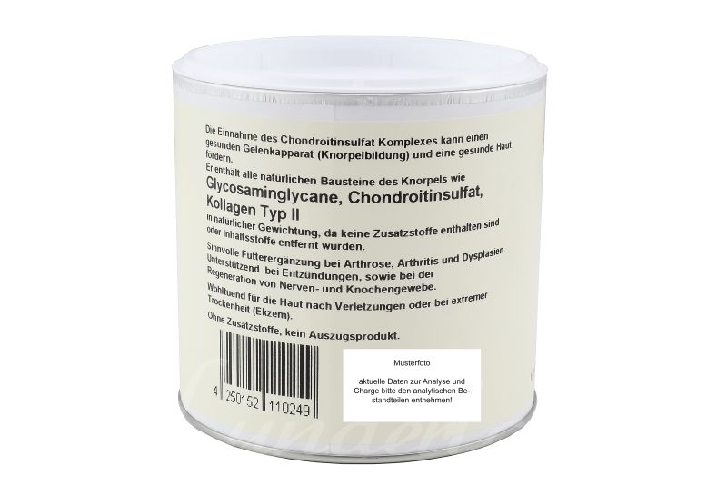 Lunderland Chondroitin Knorpelmehl in der 100g und 250g Dose für Hunde und Katzen